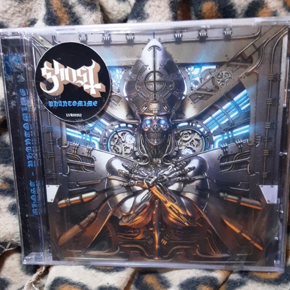 Ghost Phantomime CD — Metallic Blue & Bronze Album Cover